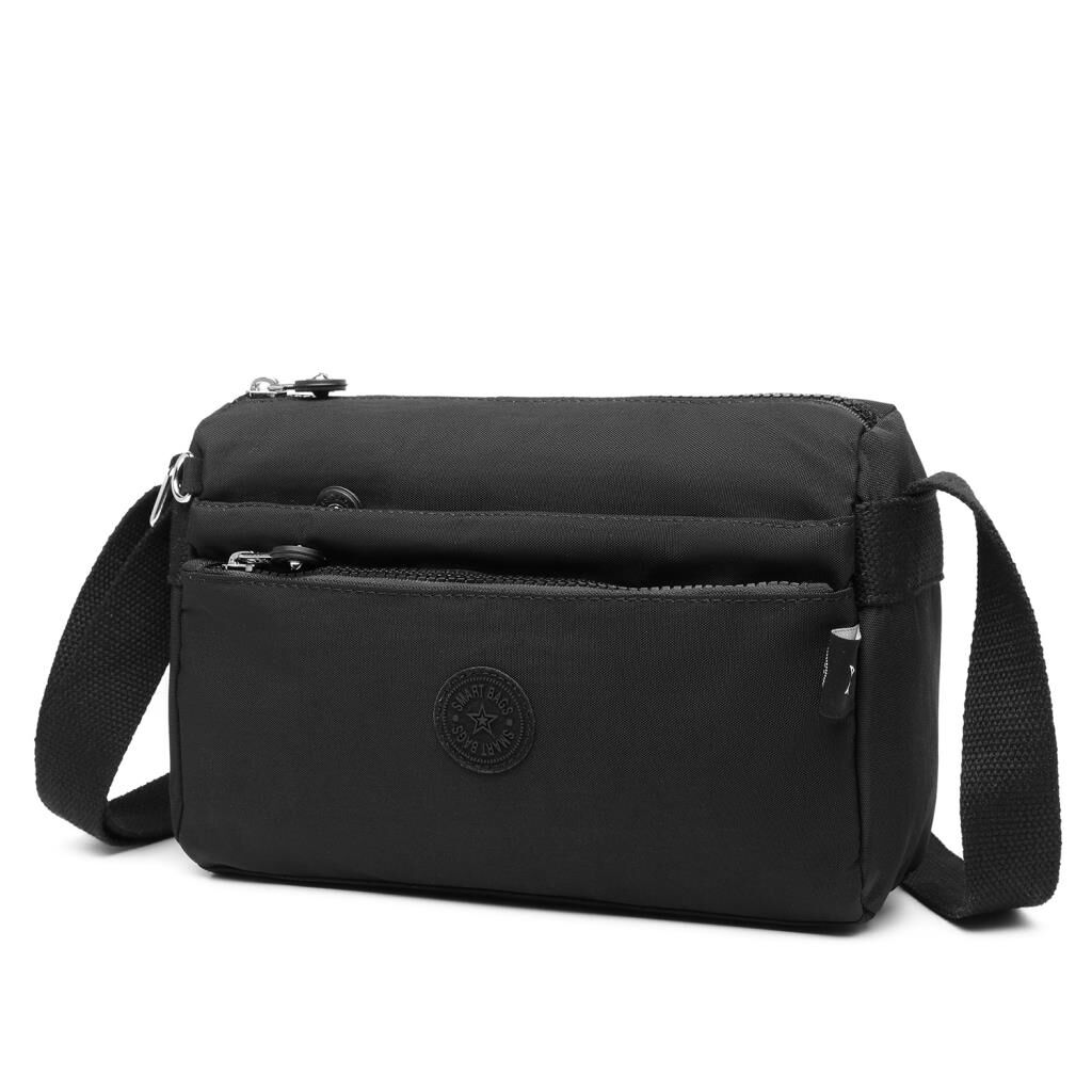 Smart Bags Küçük Boy Krinkıl Kumaş Postacı Kadın Çantası 1006 Yeşil