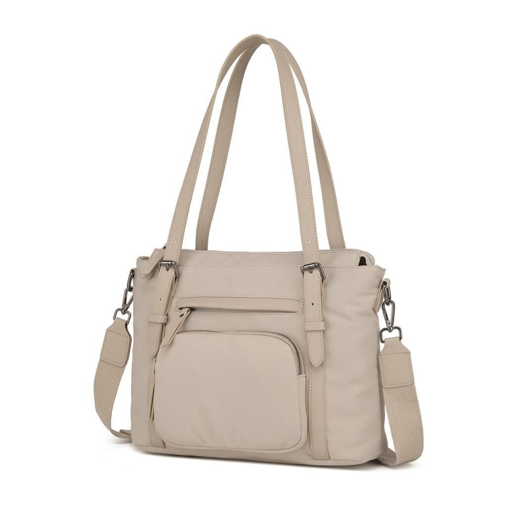 Smart Bags Twill Dimi Kumaş Kadın Omuz Çantası 3329 Bej