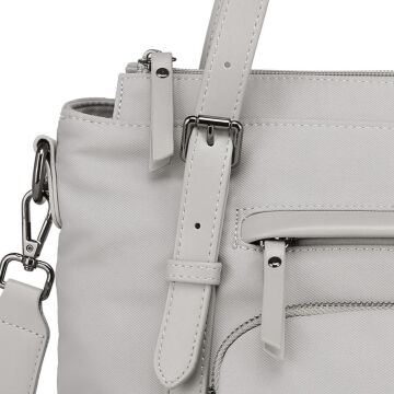 Smart Bags Twill Dimi Kumaş Kadın Omuz Çantası 3329 Vizon