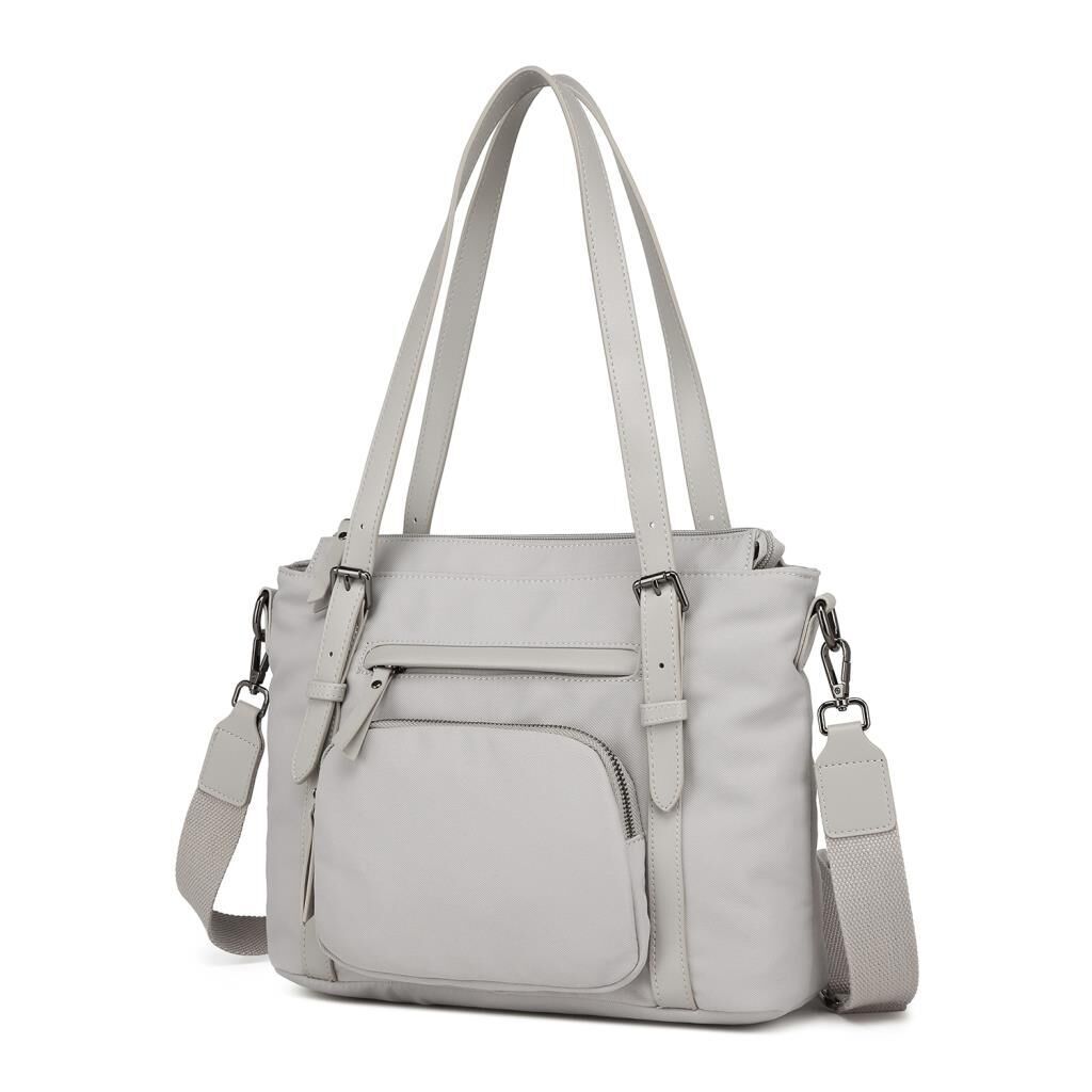 Smart Bags Twill Dimi Kumaş Kadın Omuz Çantası 3329 Vizon