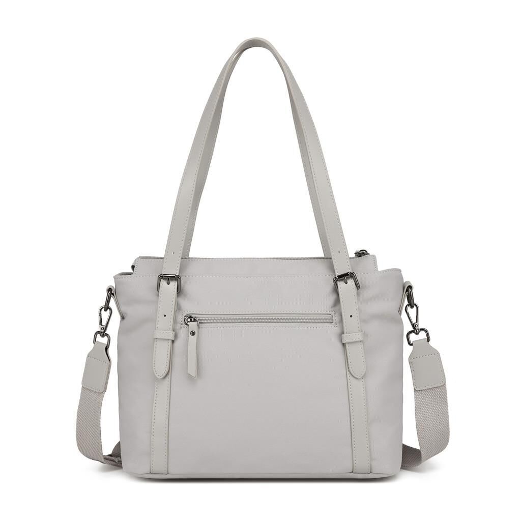 Smart Bags Twill Dimi Kumaş Kadın Omuz Çantası 3329 Vizon