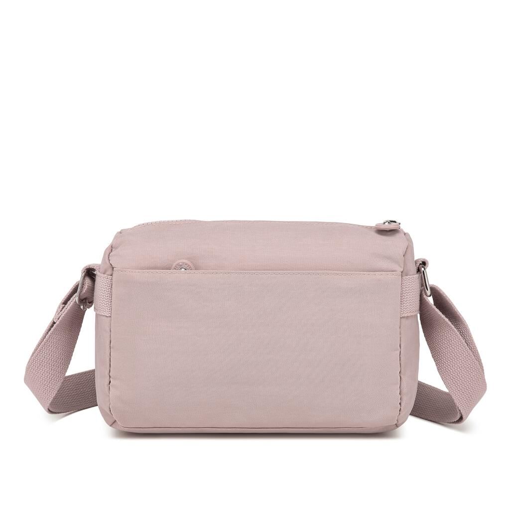 Smart Bags Küçük Boy Krinkıl Kumaş Postacı Kadın Çantası 1006 Kum
