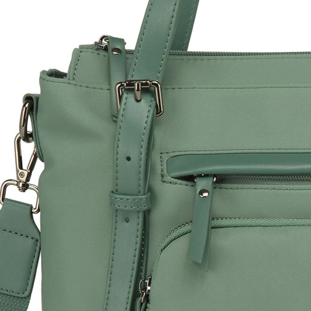 Smart Bags Twill Dimi Kumaş Kadın Omuz Çantası 3329 Yeşil