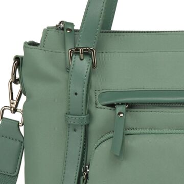 Smart Bags Twill Dimi Kumaş Kadın Omuz Çantası 3329 Yeşil