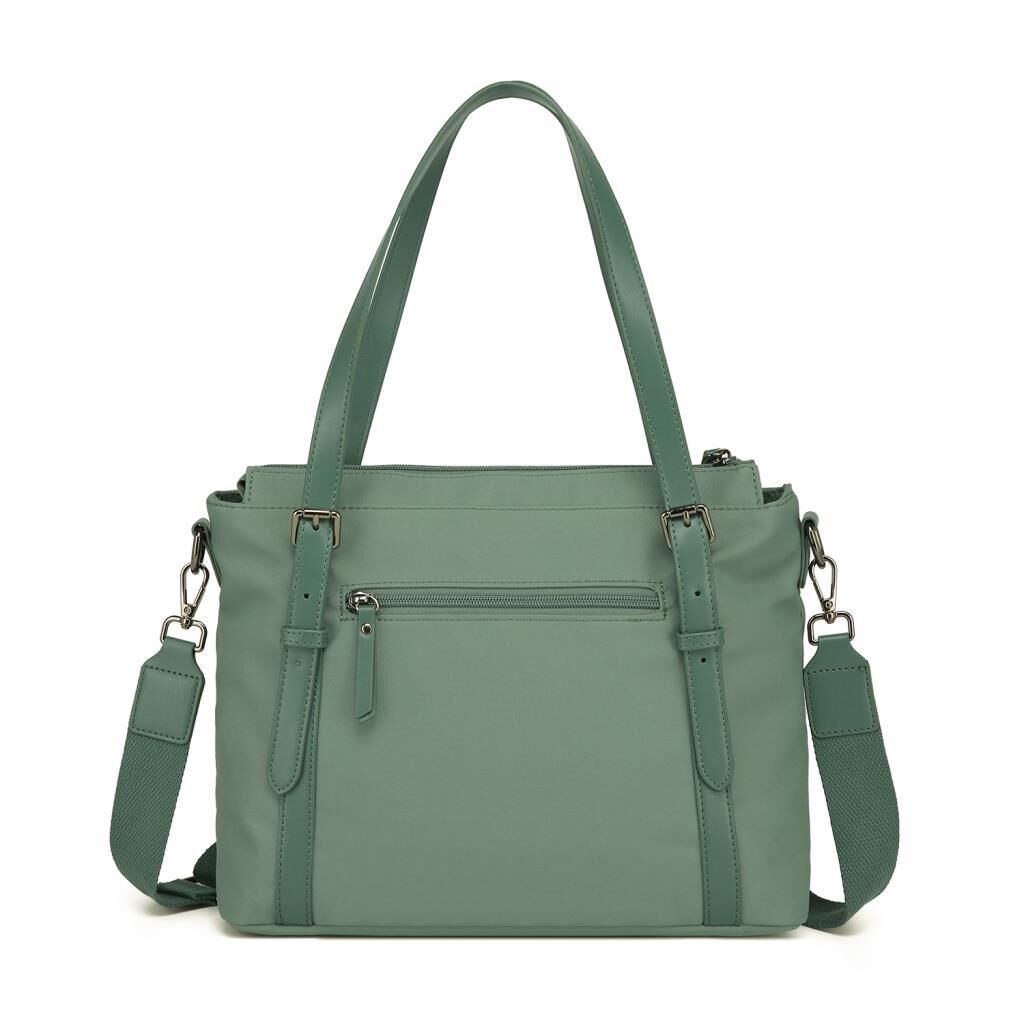 Smart Bags Twill Dimi Kumaş Kadın Omuz Çantası 3329 Yeşil
