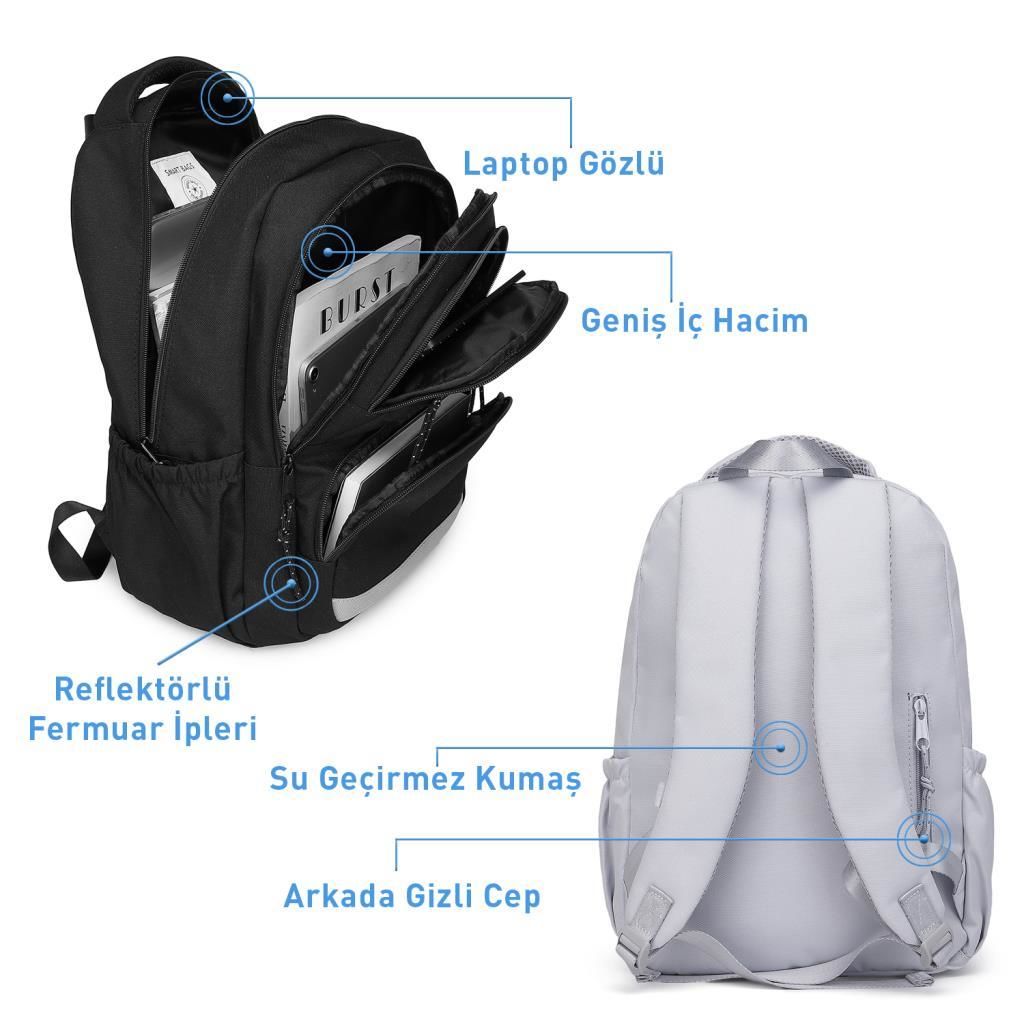 Smart Bags Sırt Çantası Okul Boyu Kalem Kutusu Hediyeli 3234