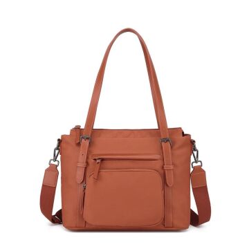 Smart Bags Twill Dimi Kumaş Kadın Omuz Çantası 3329 Kiremit