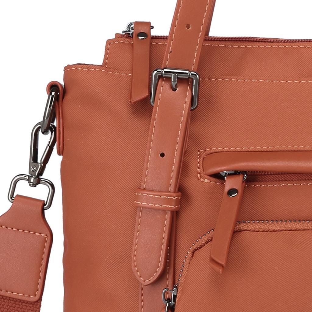 Smart Bags Twill Dimi Kumaş Kadın Omuz Çantası 3329 Kiremit