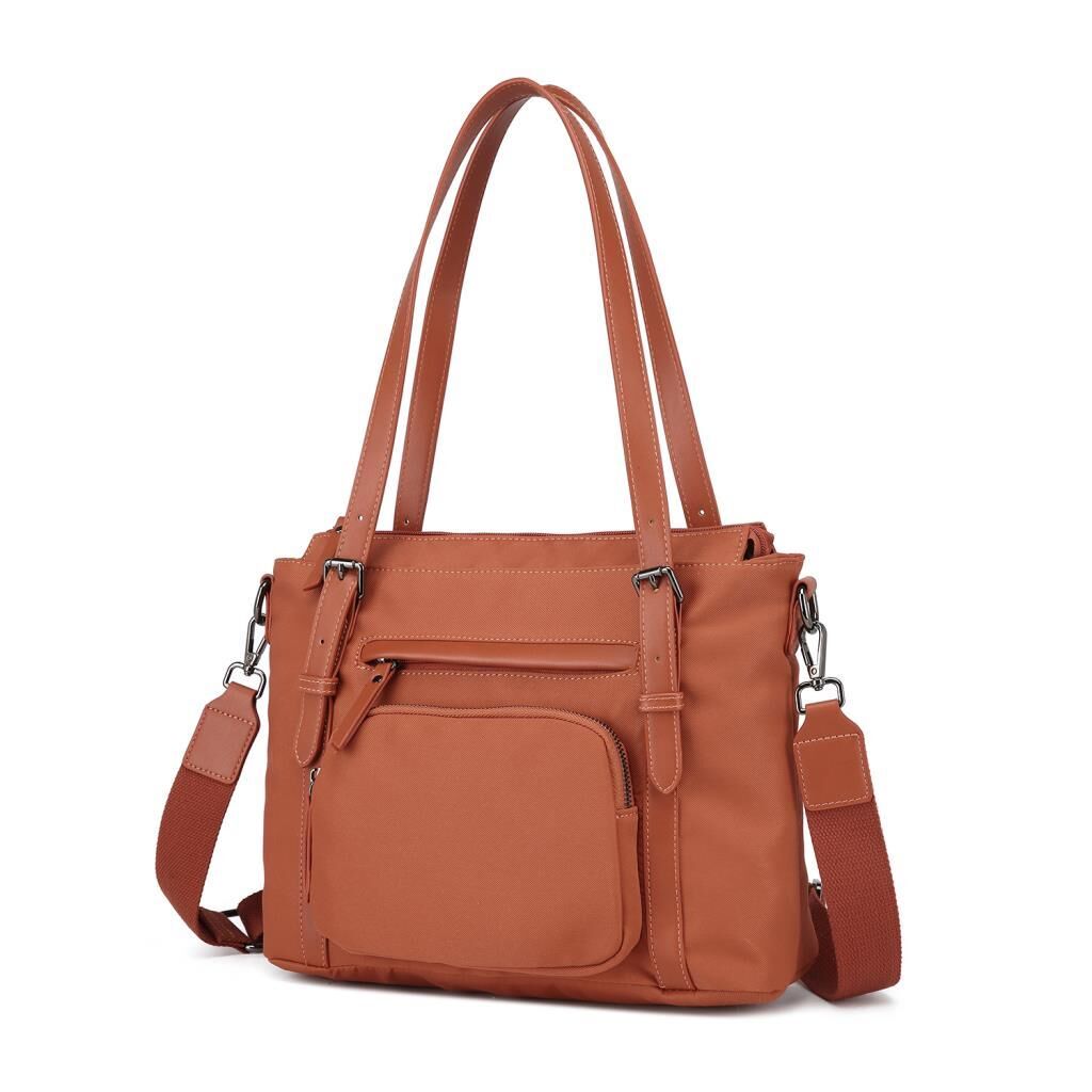 Smart Bags Twill Dimi Kumaş Kadın Omuz Çantası 3329 Kiremit