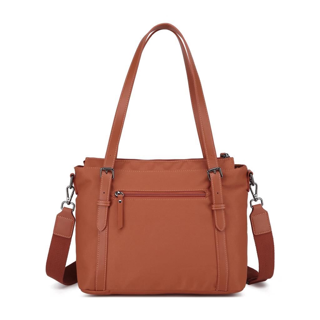 Smart Bags Twill Dimi Kumaş Kadın Omuz Çantası 3329 Kiremit