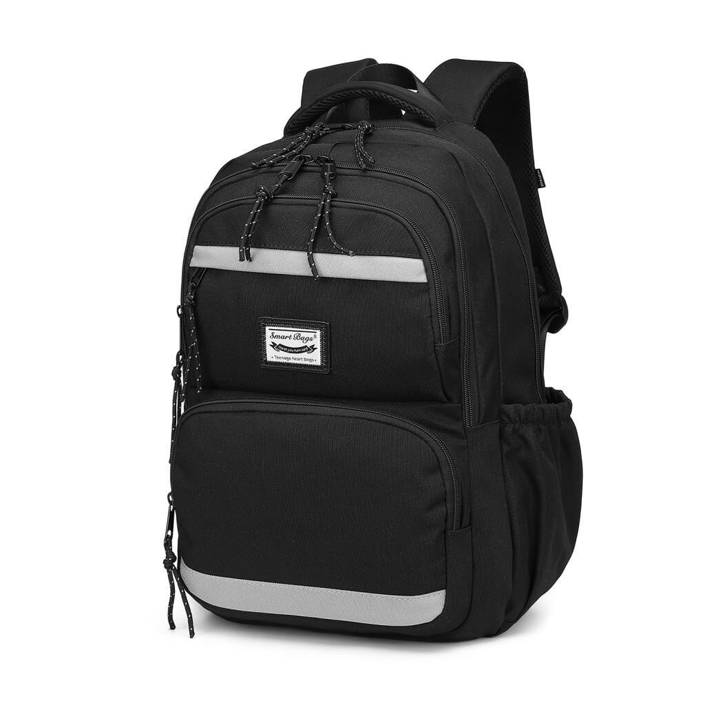 Smart Bags Sırt Çantası Okul Boyu Kalem Kutusu Hediyeli 3234 01 Siyah