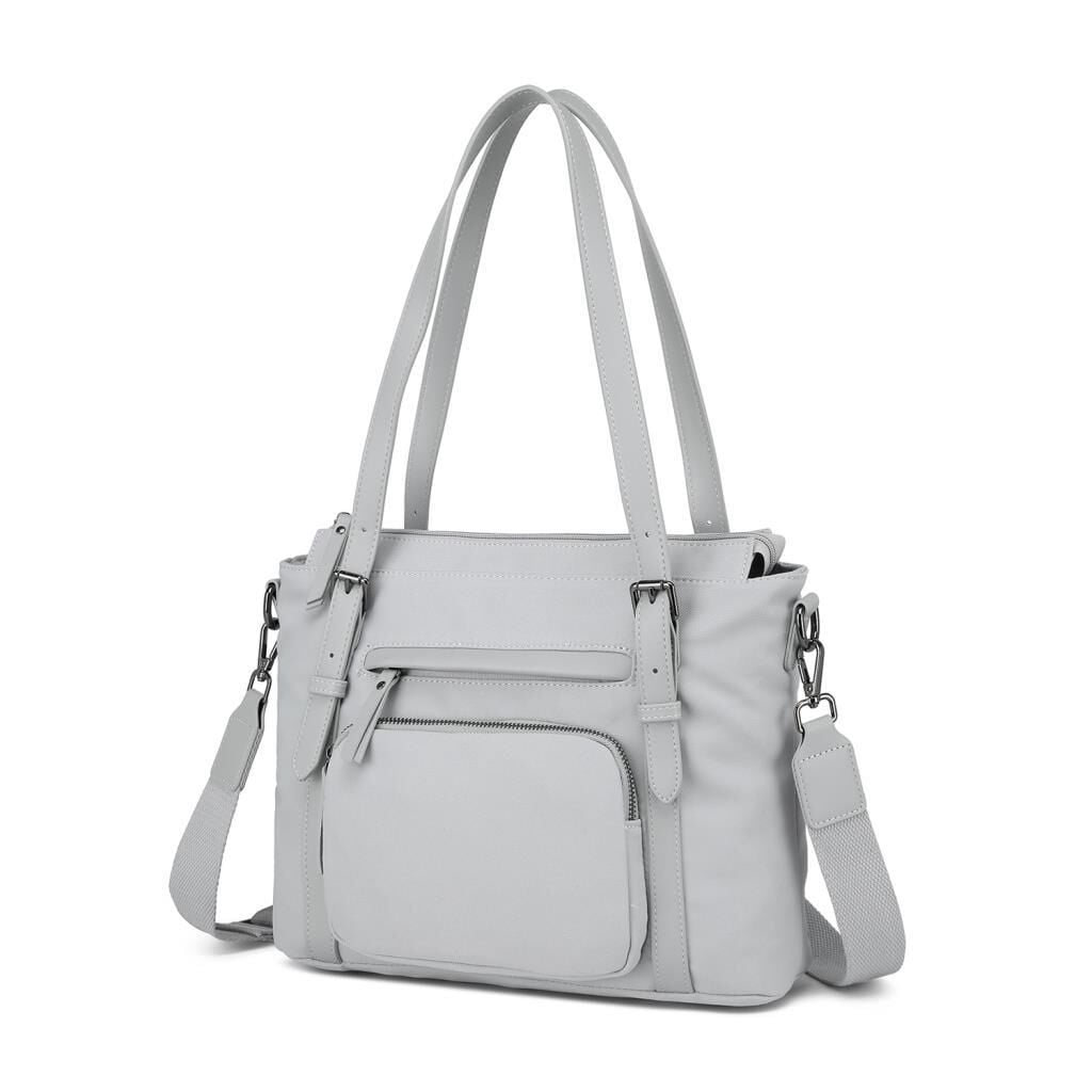 Smart Bags Twill Dimi Kumaş Kadın Omuz Çantası 3329 Gri
