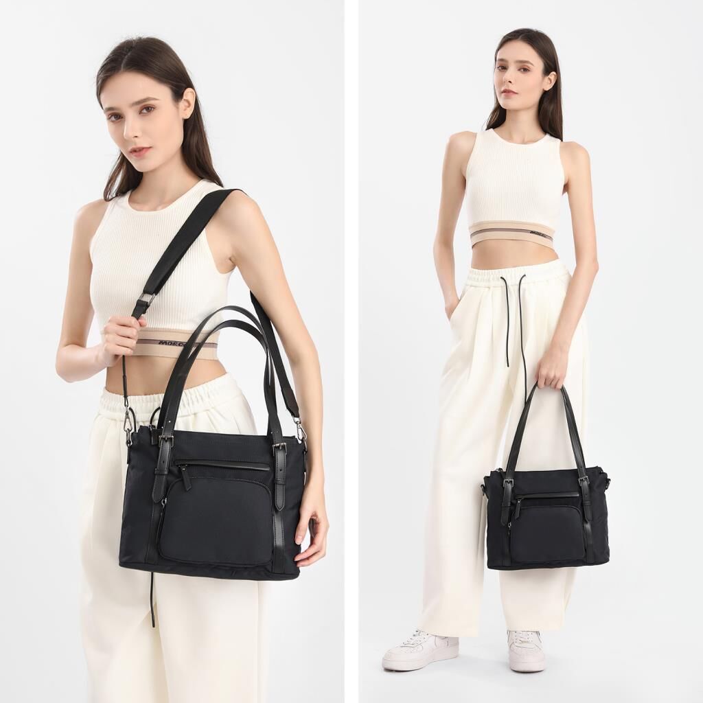 Smart Bags Twill Dimi Kumaş Kadın Omuz Çantası 3329 Gri