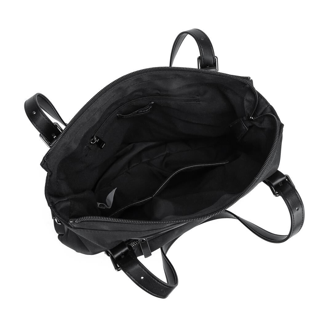 Smart Bags Twill Dimi Kumaş Kadın Omuz Çantası 3329 Gri