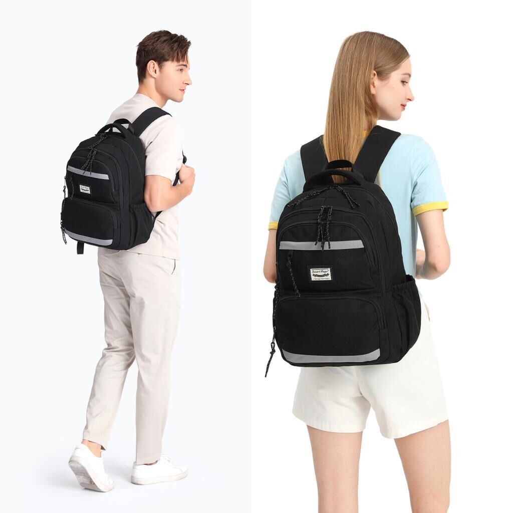 Smart Bags Sırt Çantası Okul Boyu Kalem Kutusu Hediyeli 3234 A.Gri