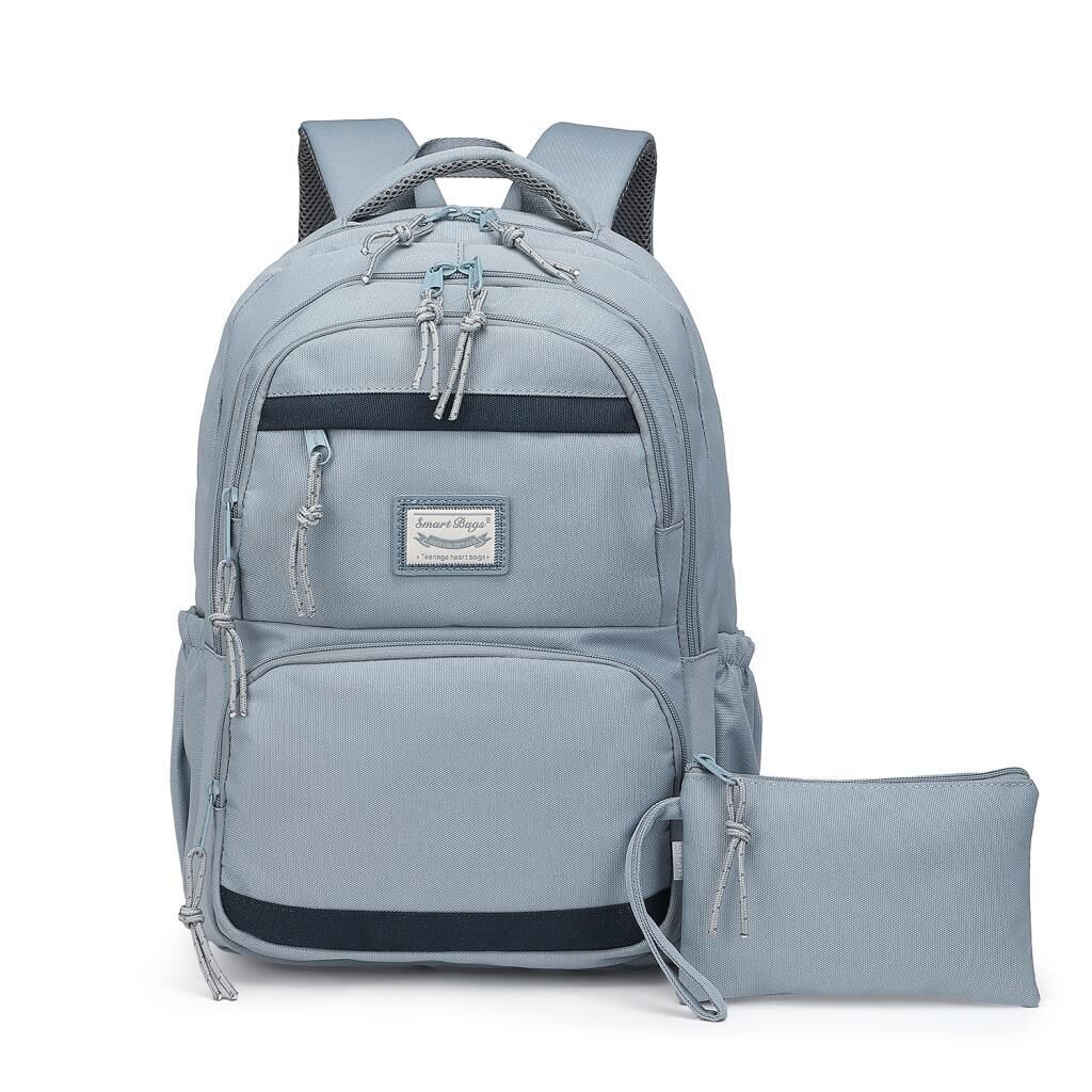Smart Bags Sırt Çantası Okul Boyu Kalem Kutusu Hediyeli 3234 Buz Mavi