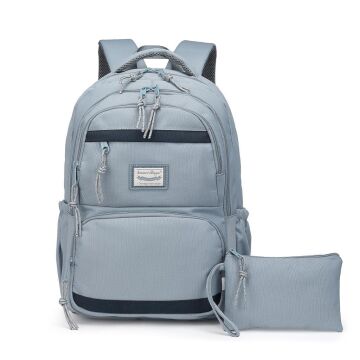 Smart Bags Sırt Çantası Okul Boyu Kalem Kutusu Hediyeli 3234 Buz Mavi