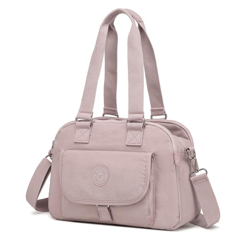 Smart Bags Kadın Omuz Çantası Krinkıl Kumaş 1122 Kum