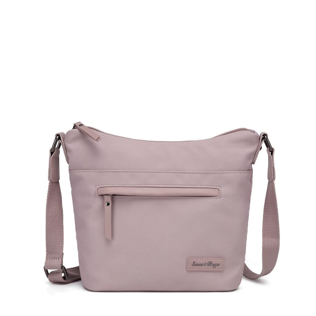 Smart Bags Twill Dimi Kumaş Postacı Kadın Çantası 3327 Füme Laci