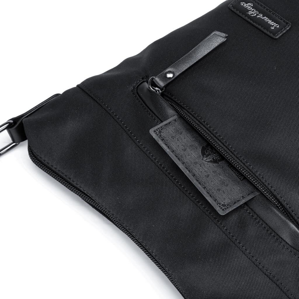 Smart Bags Twill Dimi Kumaş Postacı Kadın Çantası 3327 Siyah