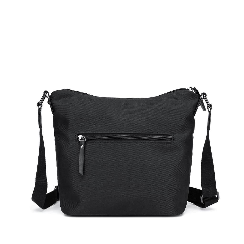 Smart Bags Twill Dimi Kumaş Postacı Kadın Çantası 3327 Siyah