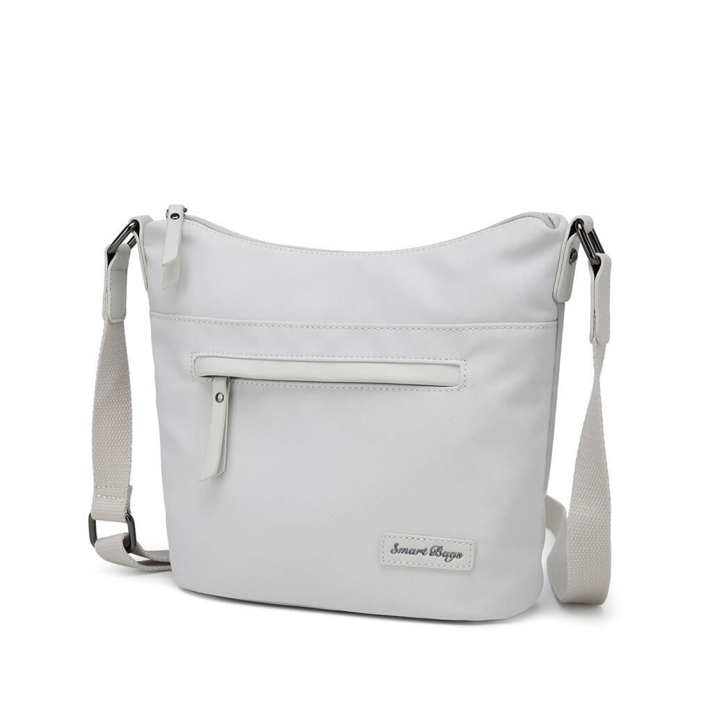 Smart Bags Twill Dimi Kumaş Postacı Kadın Çantası 3327 A.Gri