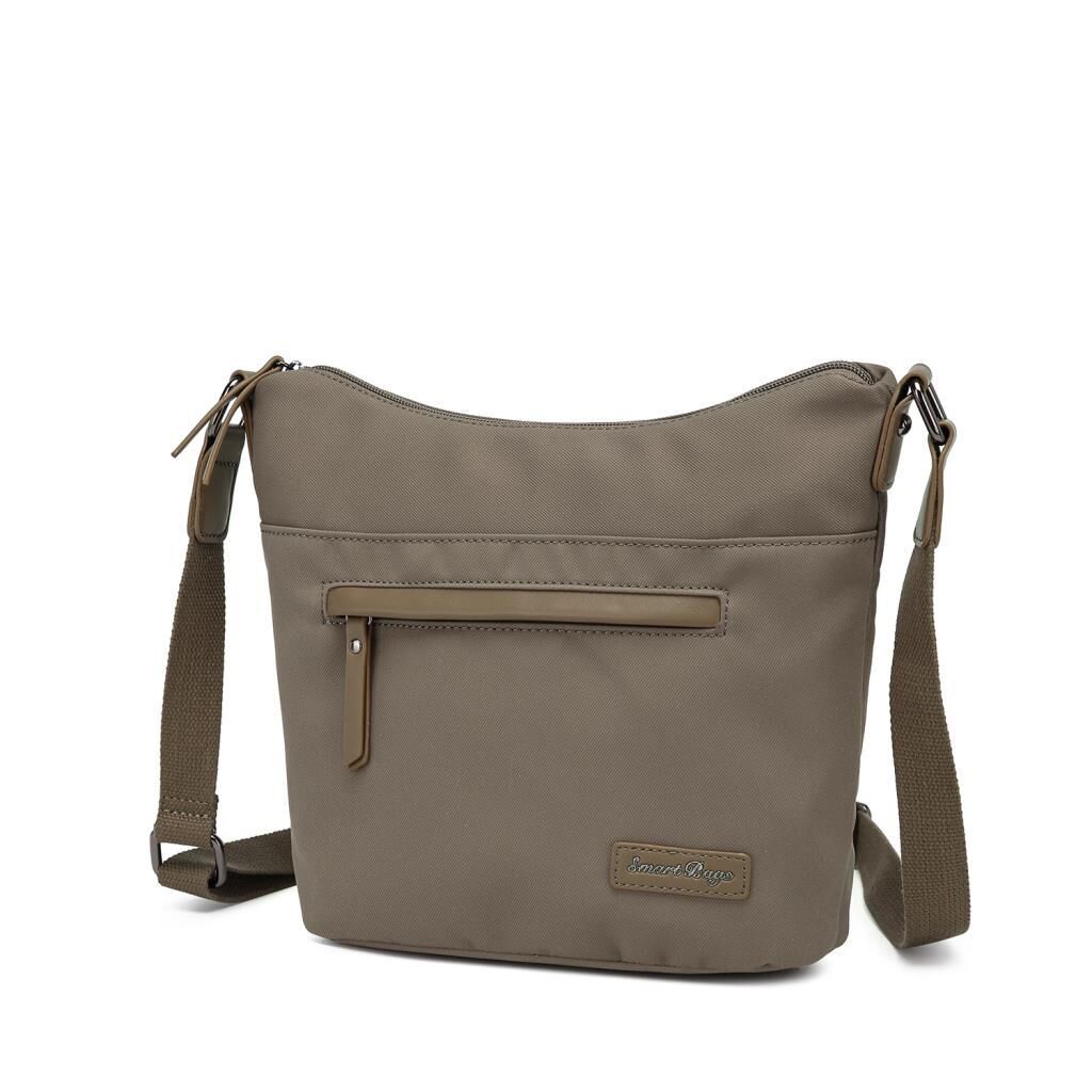 Smart Bags Twill Dimi Kumaş Postacı Kadın Çantası 3327 A.Kahve