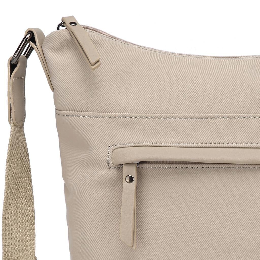 Smart Bags Twill Dimi Kumaş Postacı Kadın Çantası 3327 Bej