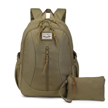 Smart Bags Sırt Çantası Okul Boyu Kalem Kutusu Hediyeli 3233 Camel