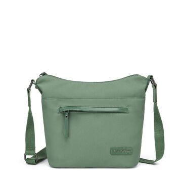 Smart Bags Twill Dimi Kumaş Postacı Kadın Çantası 3327 Yeşil