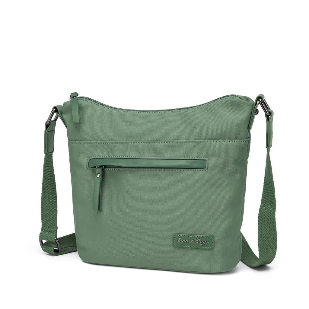 Smart Bags Twill Dimi Kumaş Postacı Kadın Çantası 3327 Yeşil