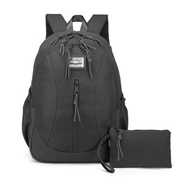 Smart Bags Sırt Çantası Okul Boyu Kalem Kutusu Hediyeli 3233 Koyu Gri