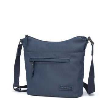 Smart Bags Twill Dimi Kumaş Postacı Kadın Çantası 3327 Füme Laci