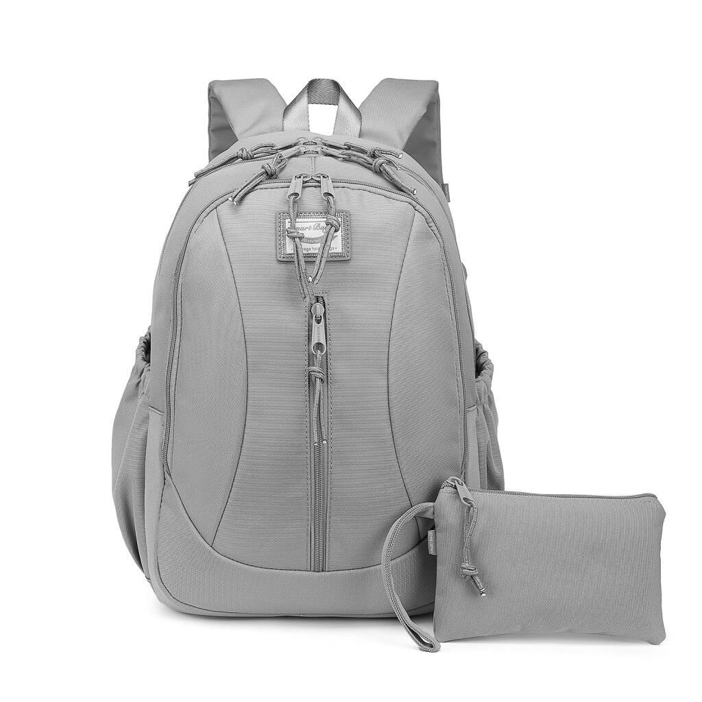 Smart Bags Sırt Çantası Okul Boyu Kalem Kutusu Hediyeli 3233 Vizon