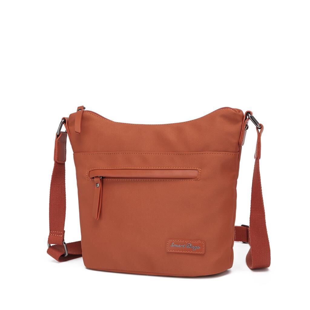 Smart Bags Twill Dimi Kumaş Postacı Kadın Çantası 3327 Kiremit