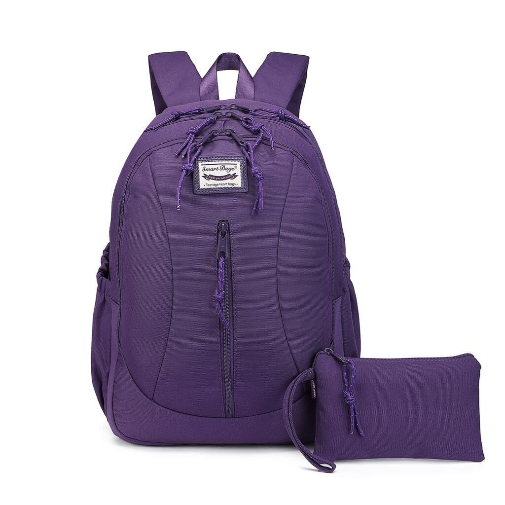Smart Bags Sırt Çantası Okul Boyu Kalem Kutusu Hediyeli 3233 Mor