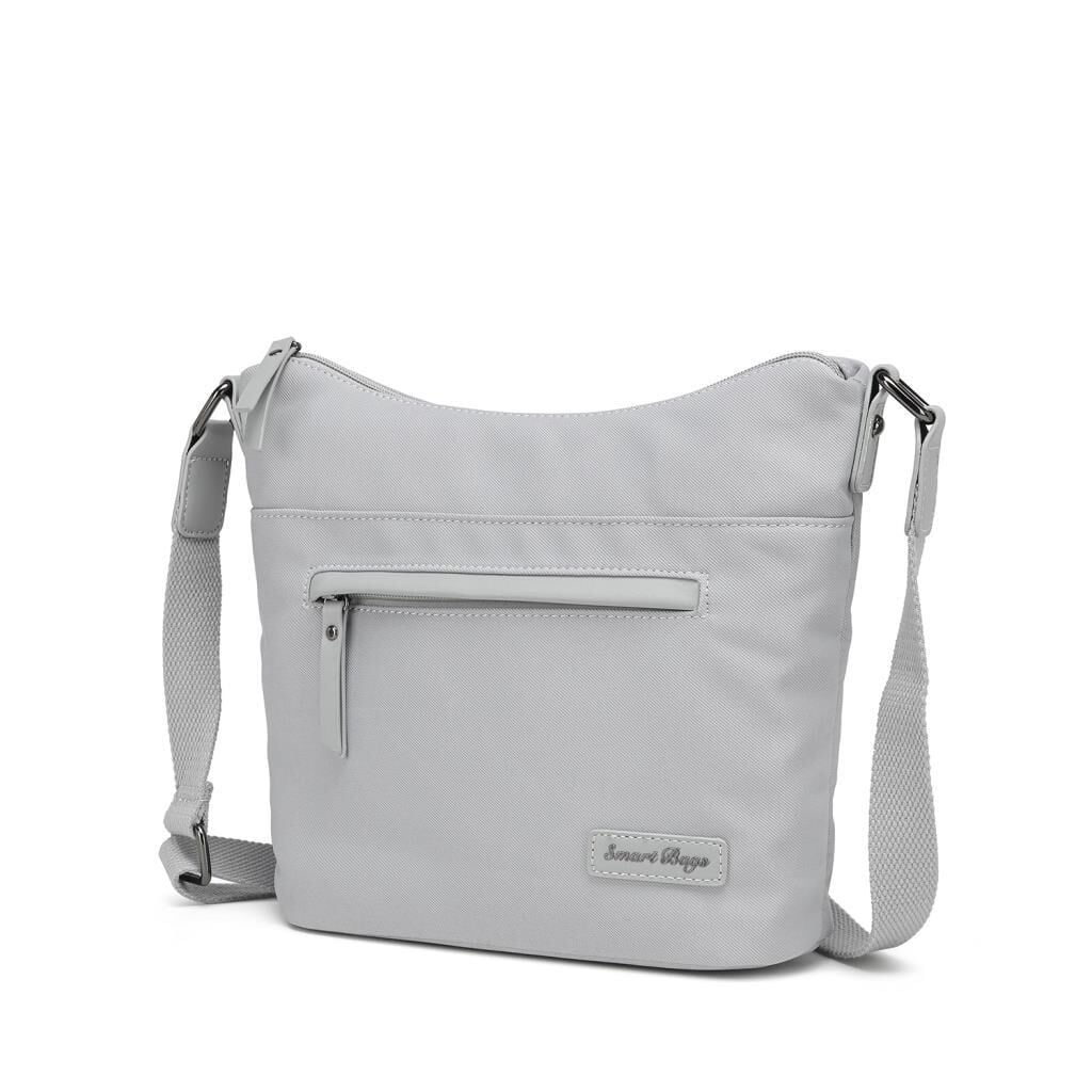 Smart Bags Twill Dimi Kumaş Postacı Kadın Çantası 3327 Gri