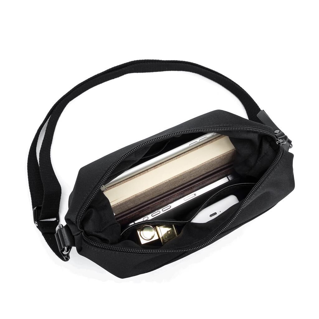 Smart Bags Twill Dimi Kumaş Postacı Kadın Çantası 3327 Gri