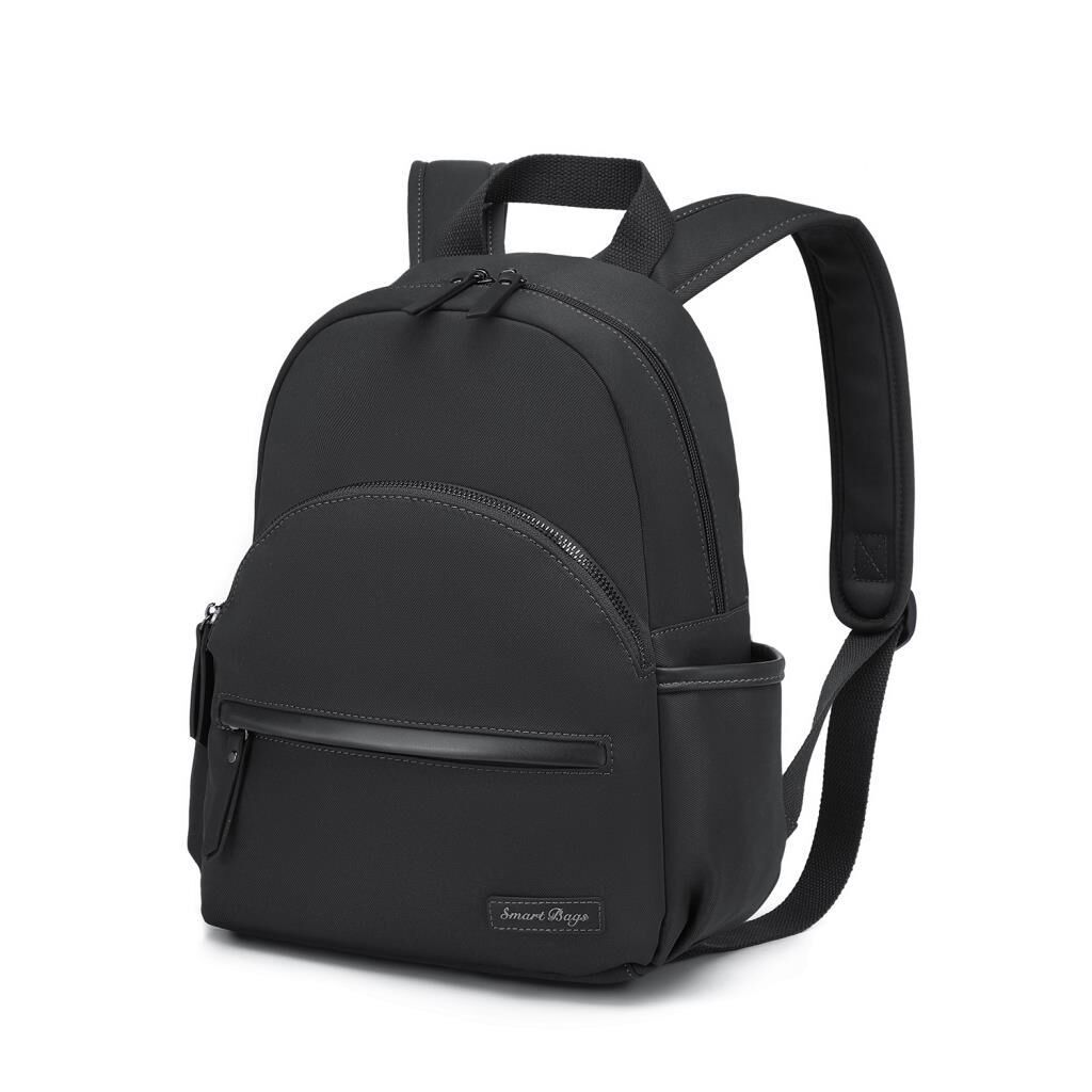 Smart Bags Twill Dimi Kumaş Kadın Sırt Çantası 3326 Siyah