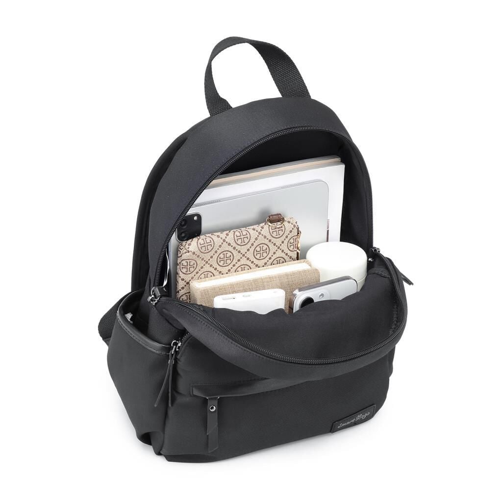 Smart Bags Twill Dimi Kumaş Kadın Sırt Çantası 3326 Siyah