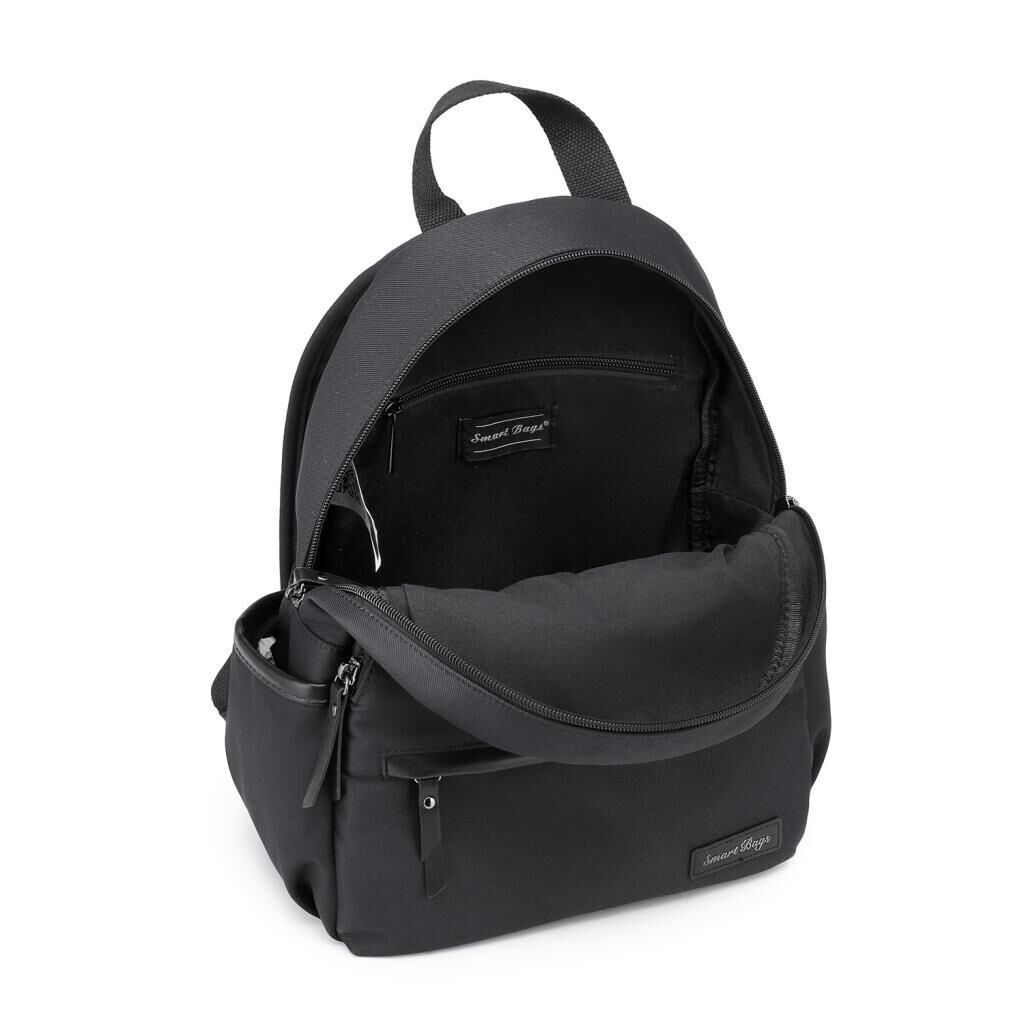 Smart Bags Twill Dimi Kumaş Kadın Sırt Çantası 3326 Siyah