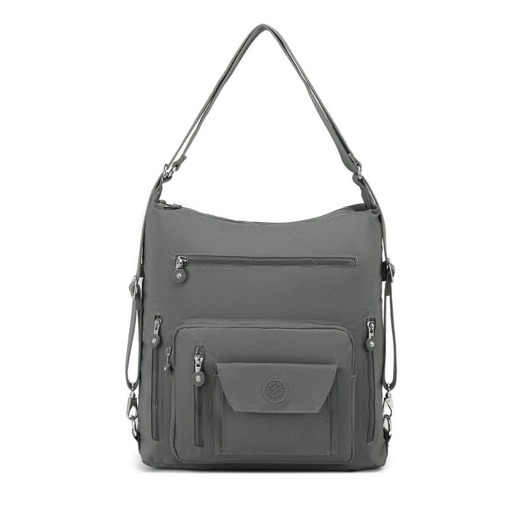 Hem Sırt Hem de Omuz Kadın Çantası Smart Bags 1205 Koyu Gri