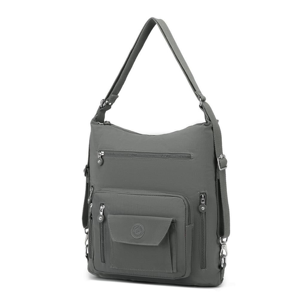 Hem Sırt Hem de Omuz Kadın Çantası Smart Bags 1205 Koyu Gri
