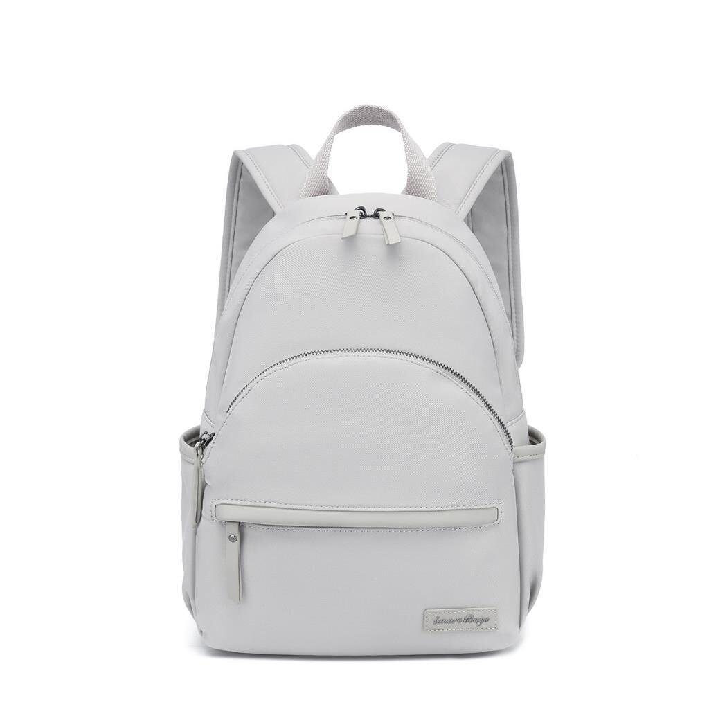 Smart Bags Twill Dimi Kumaş Kadın Sırt Çantası 3326 A.Gri