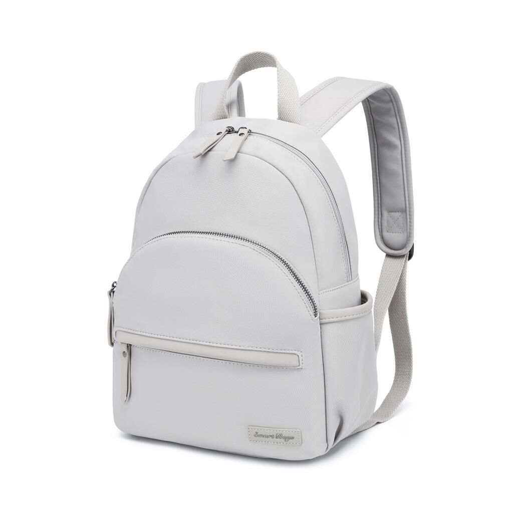Smart Bags Twill Dimi Kumaş Kadın Sırt Çantası 3326 A.Gri