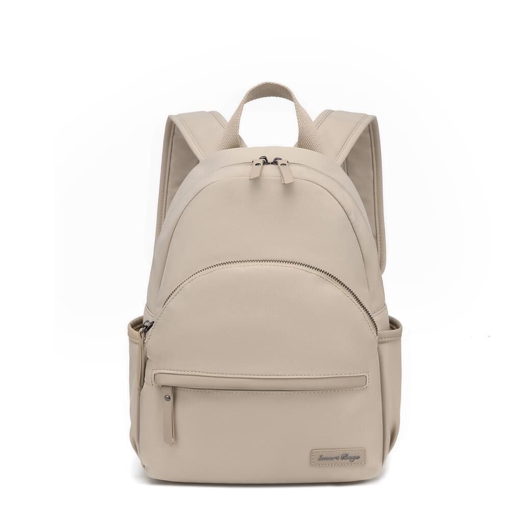 Smart Bags Twill Dimi Kumaş Kadın Sırt Çantası 3326 Bej