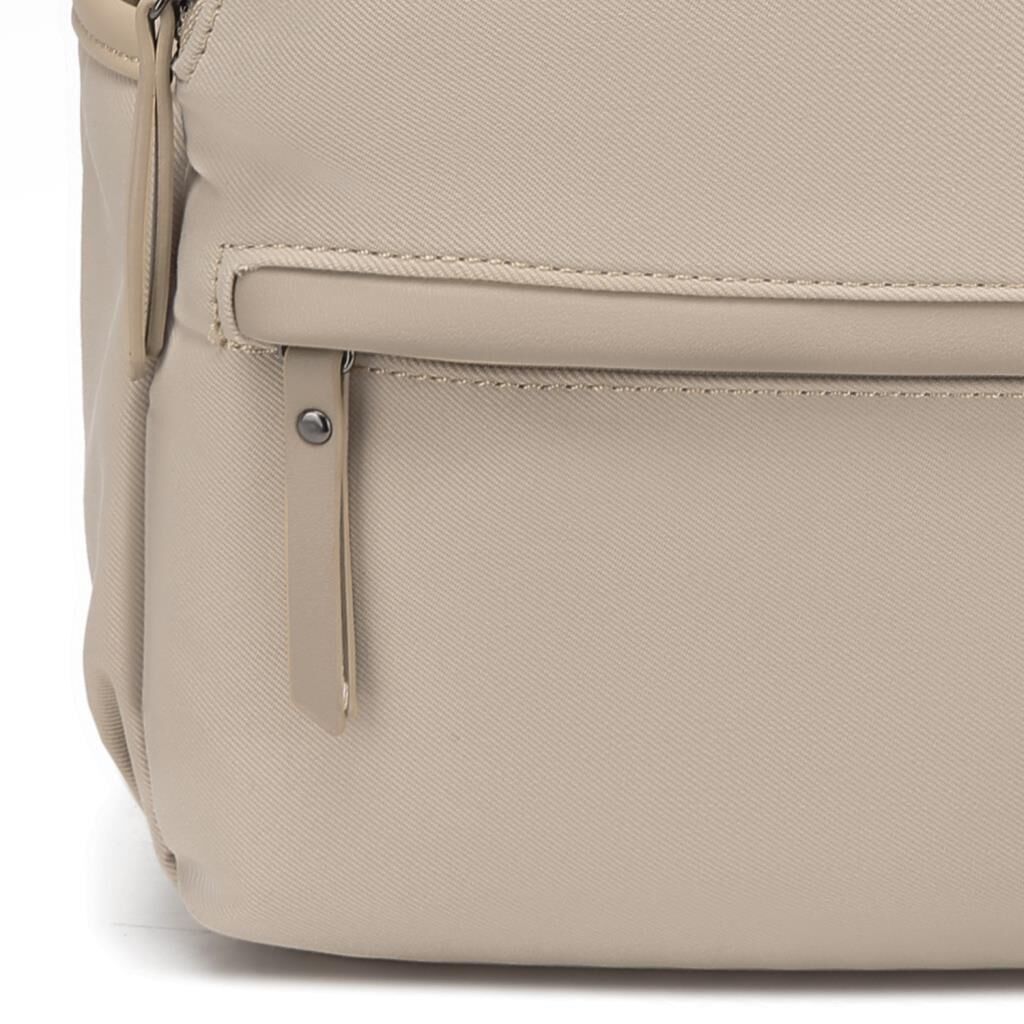 Smart Bags Twill Dimi Kumaş Kadın Sırt Çantası 3326 Bej