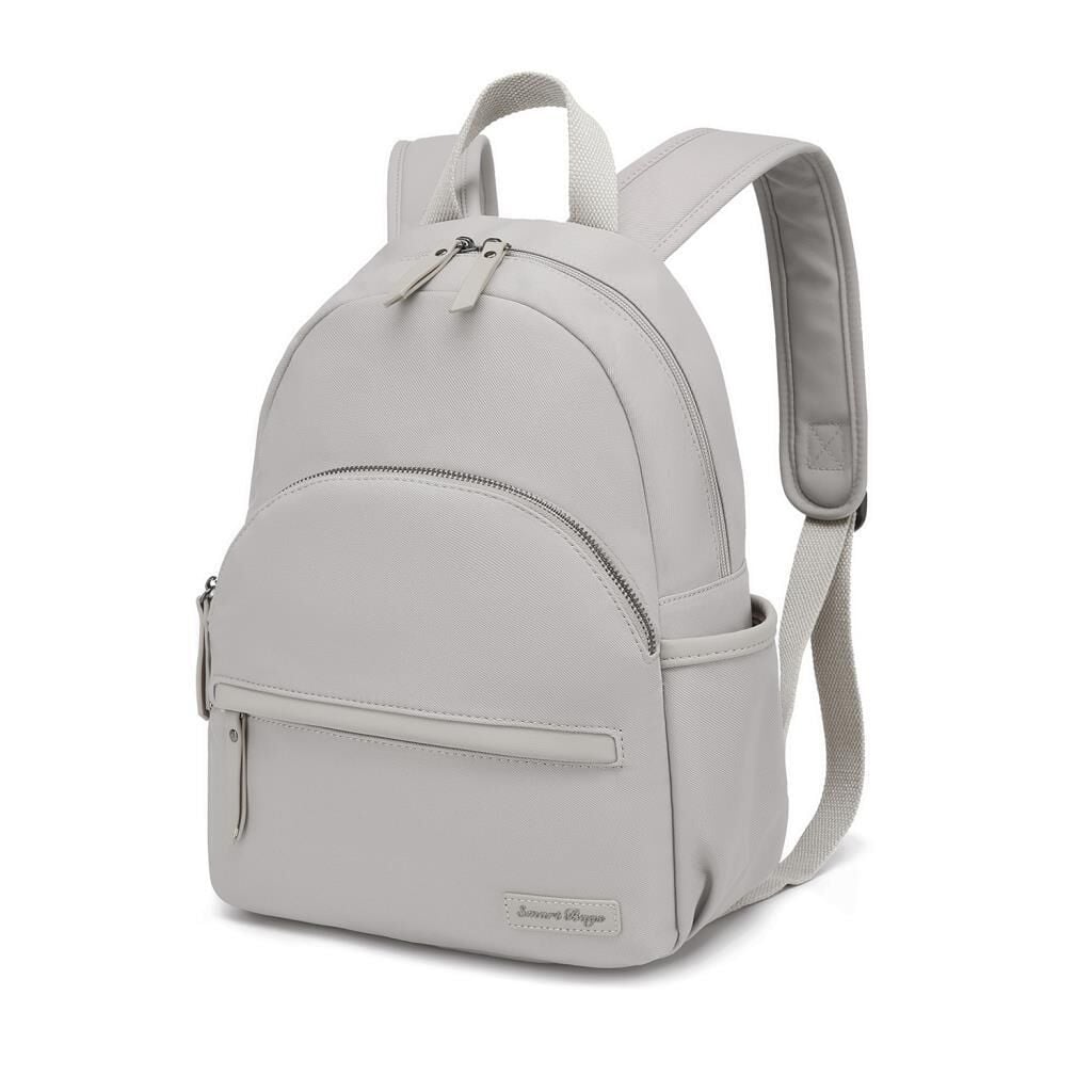 Smart Bags Twill Dimi Kumaş Kadın Sırt Çantası 3326 Vizon