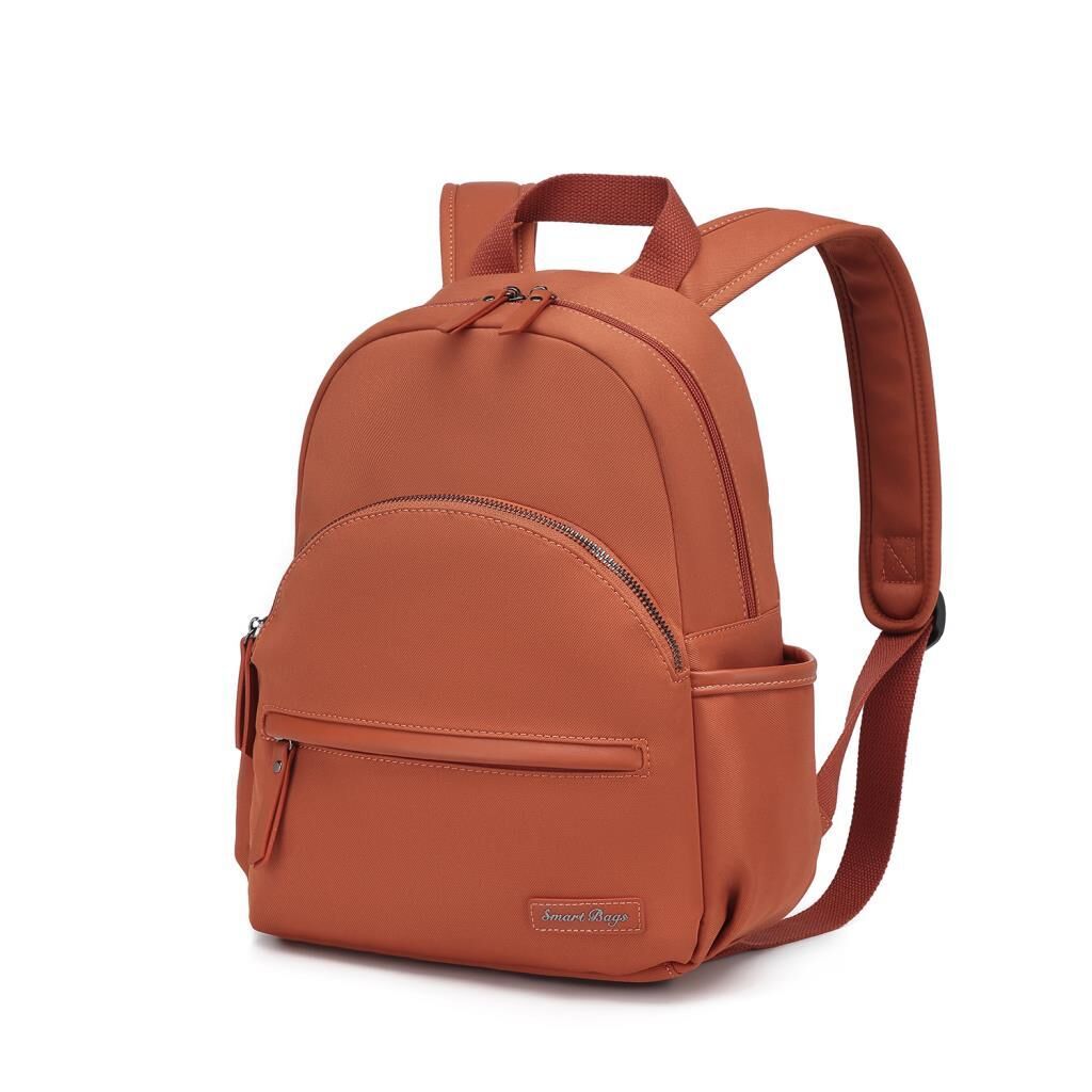 Smart Bags Twill Dimi Kumaş Kadın Sırt Çantası 3326 Kiremit