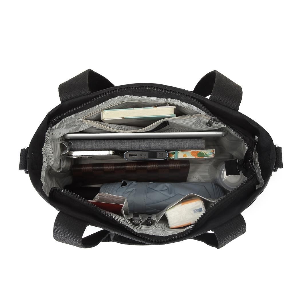 Smart Bags Krinkıl Kumaş Kadın Omuz Çantası 3208 110 Taba